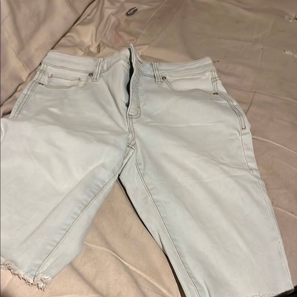Light Blue Denim Shorts